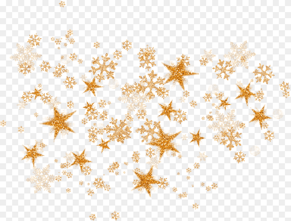 Gold Sparkle Transparent Images Gold Snowflakes Transparent Free Png