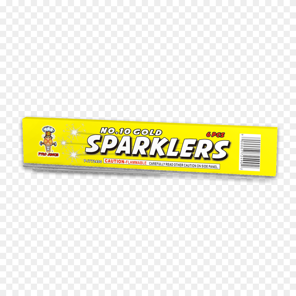 Gold Sparkler Pyro Junkie Fireworks, Food, Sweets Free Png Download