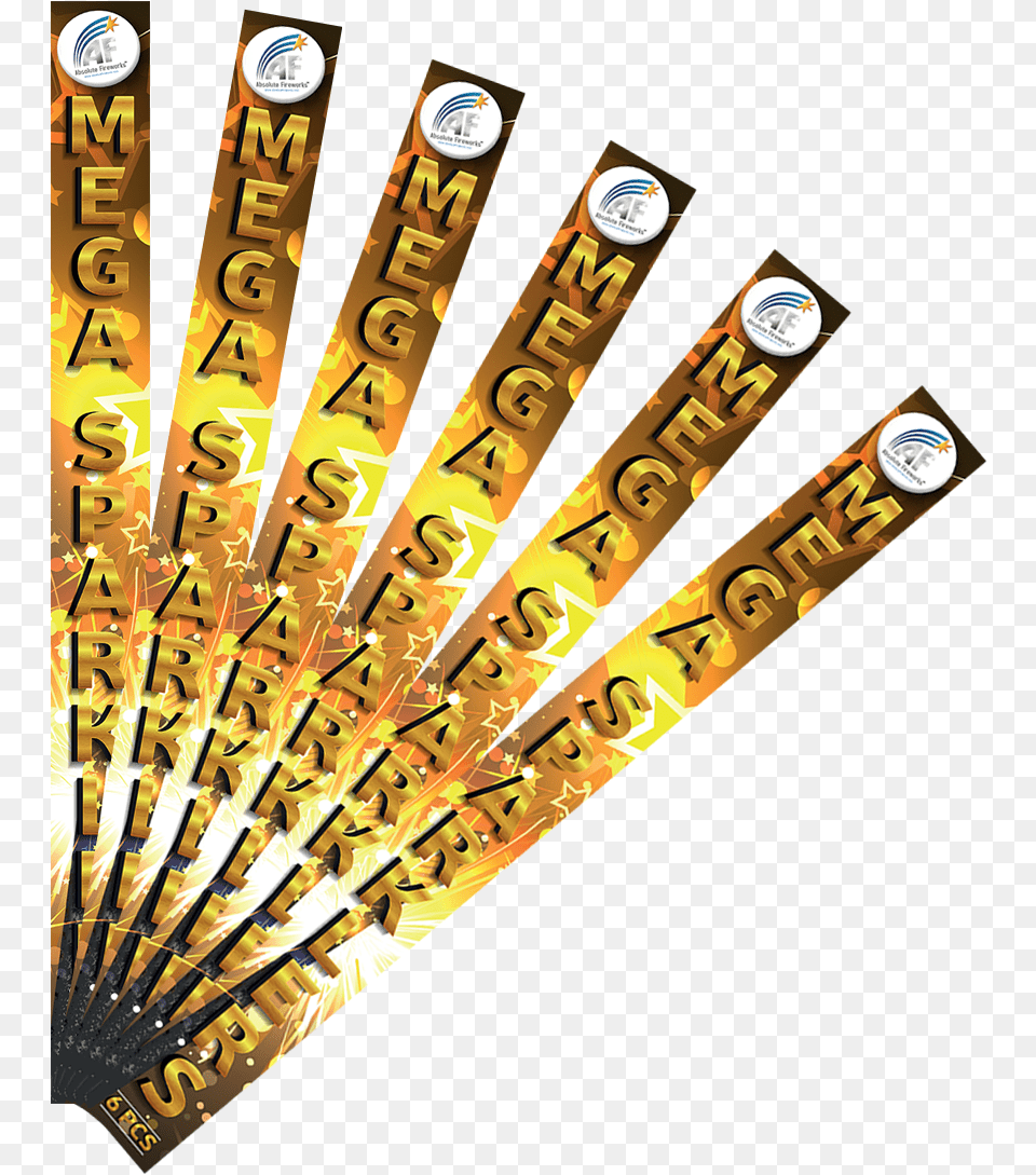 Gold Sparklers 6pk By Absolute Fireworks Gold, Book, Publication, Symbol Png