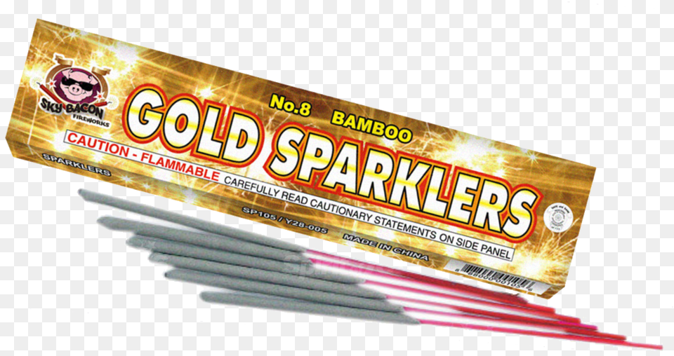 Gold Sparklers Clipart Sparkler, Food, Sweets, Candy Png