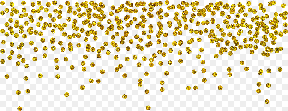 Gold Sparkles Silver Glitter Confetti, Flower, Petal, Plant, Pollen Free Png