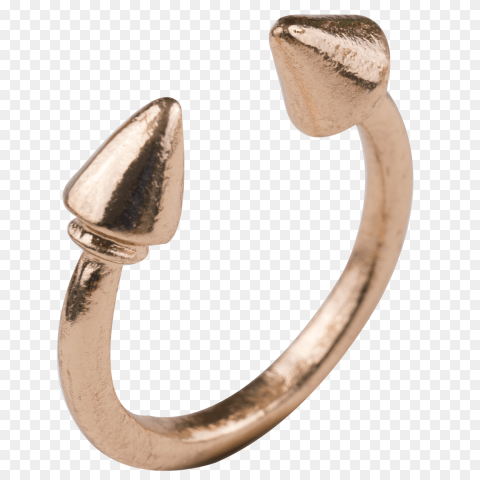 Gold Spiked Ring, Cuff, Electronics, Hardware, Accessories Free Png