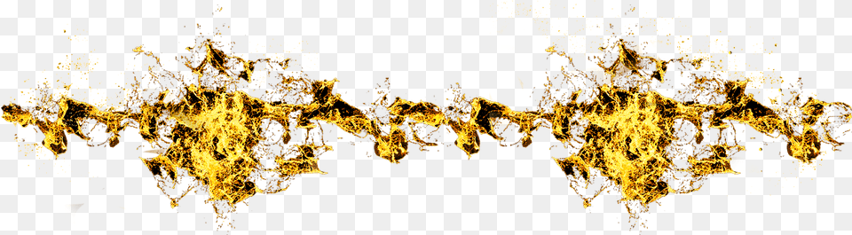 Gold Splash Illustration, Fire, Flame Free Png Download