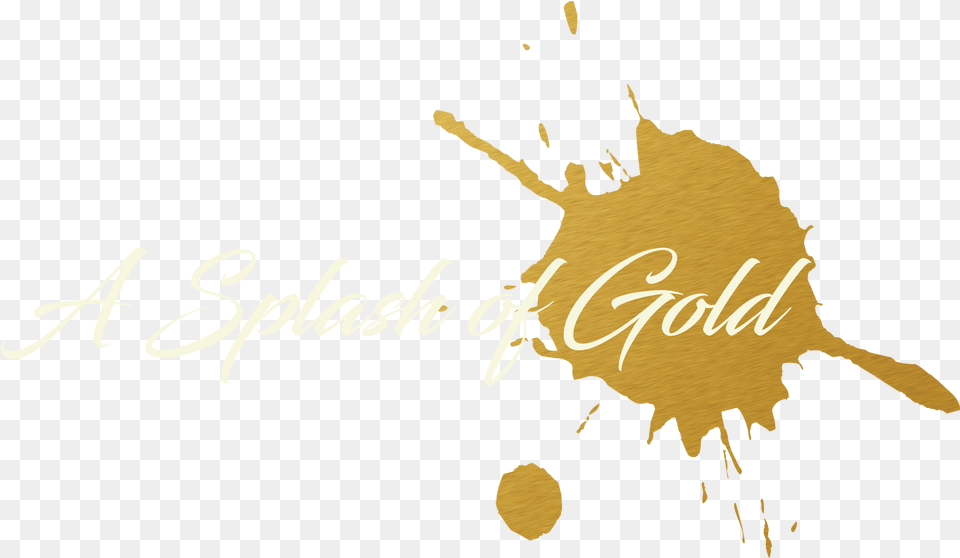 Gold Splash Library Download Calligraphy, Handwriting, Text, Person, Stain Png Image