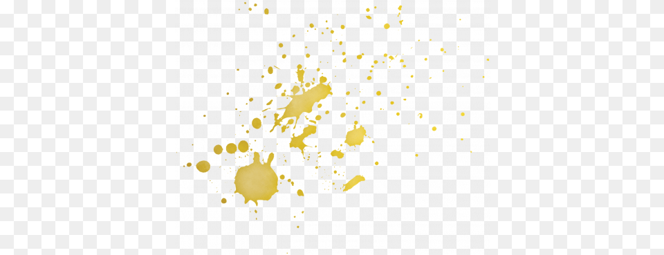 Gold Splatter Gold Paint Splatter Stain Free Transparent Png