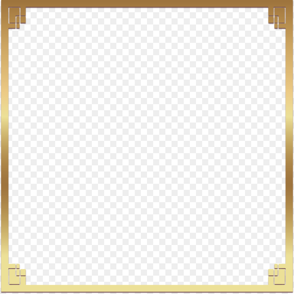 Gold Square Parallel, White Board, Page, Text Free Png