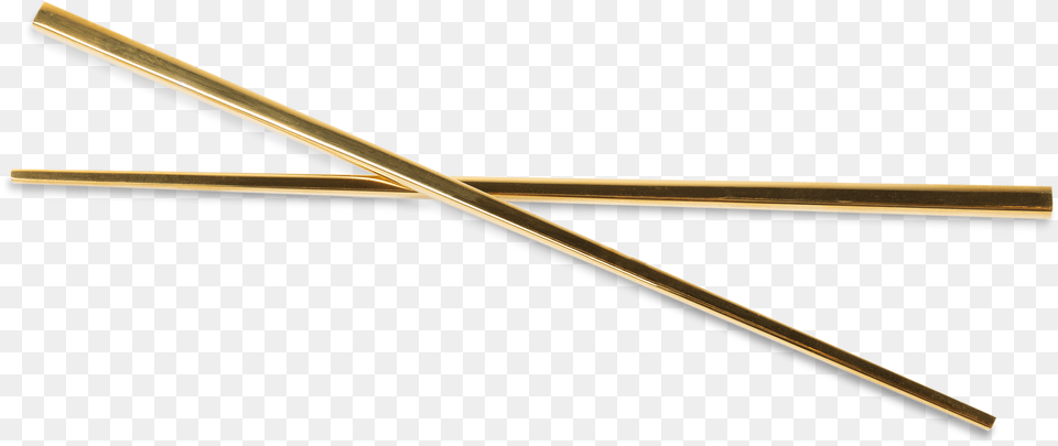 Gold Stainless Steel Chopsticks Brass, Blade, Dagger, Knife, Weapon Png Image