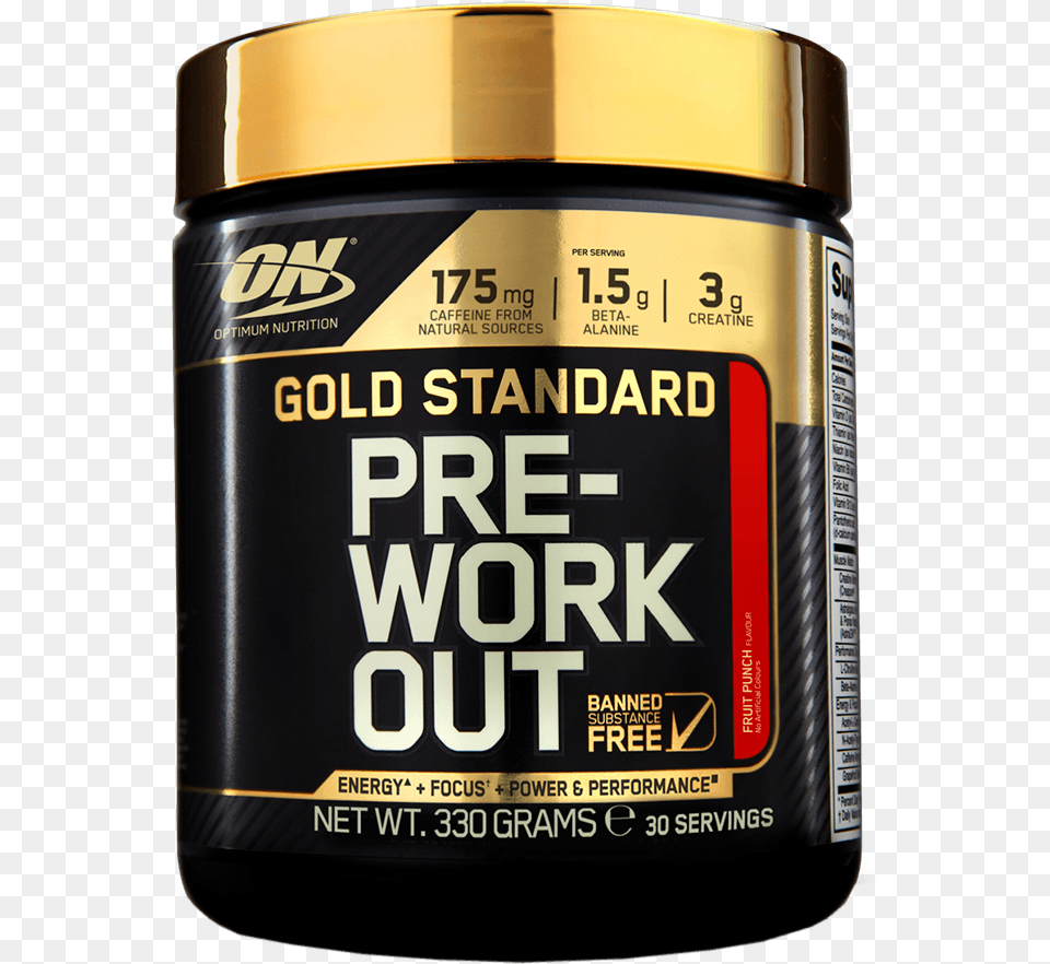 Gold Standard Pre Workout Stimulant Optimum Nutrition Pre Workout Price In Pakistan, Can, Tin, Bottle, Cosmetics Free Png