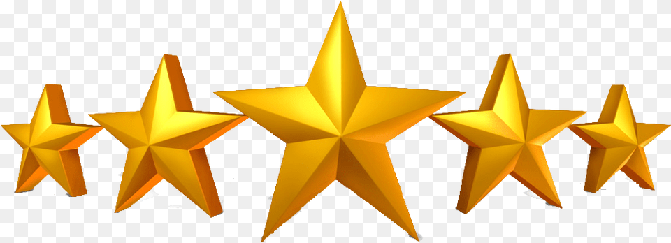 Gold Star 5 Star, Star Symbol, Symbol, Aircraft, Airplane Free Png Download
