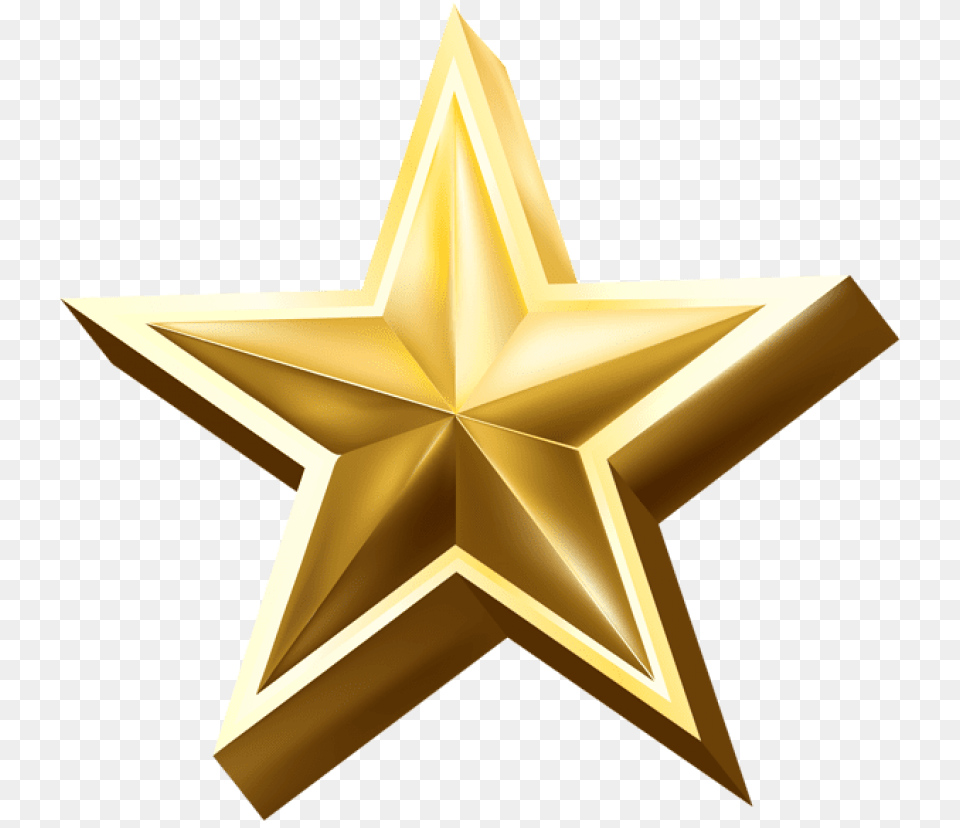 Gold Star, Star Symbol, Symbol, Cross Free Png