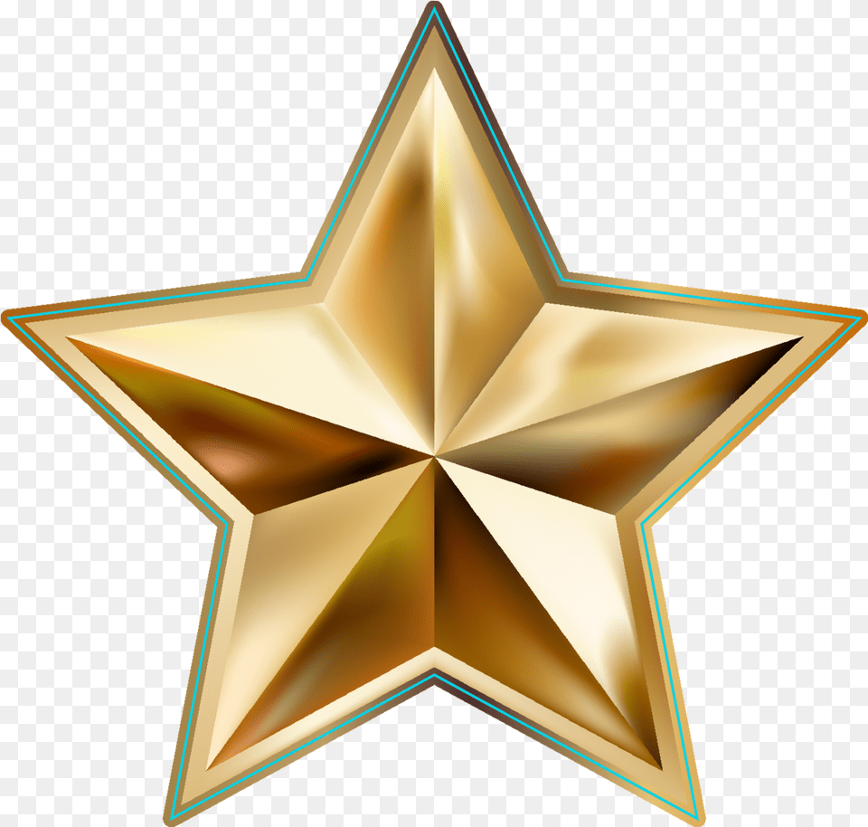 Gold Star Badge Sticker Star Logo Five Points, Star Symbol, Symbol Png Image