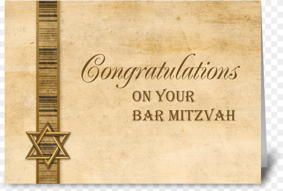 Gold Star Bar Mitzvah Congratulations Calligraphy, Architecture, Building, Text, Page Free Png