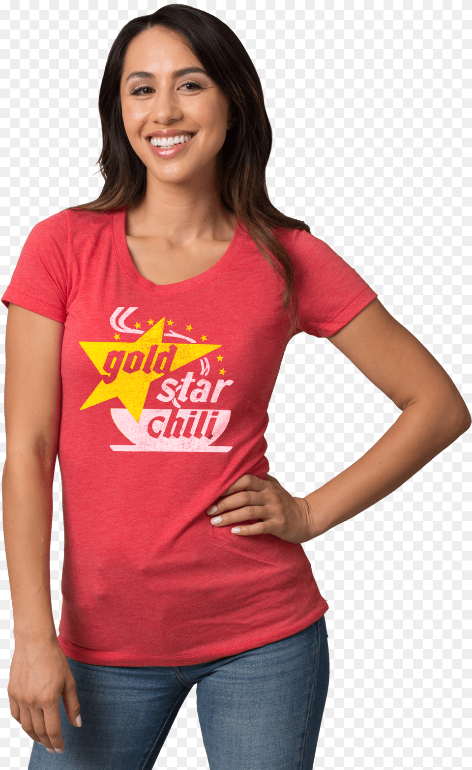 Gold Star Chili Retro Logo Cincy Shirts Gold Star Chili Shirt, Clothing, T-shirt, Adult, Person Free Png Download