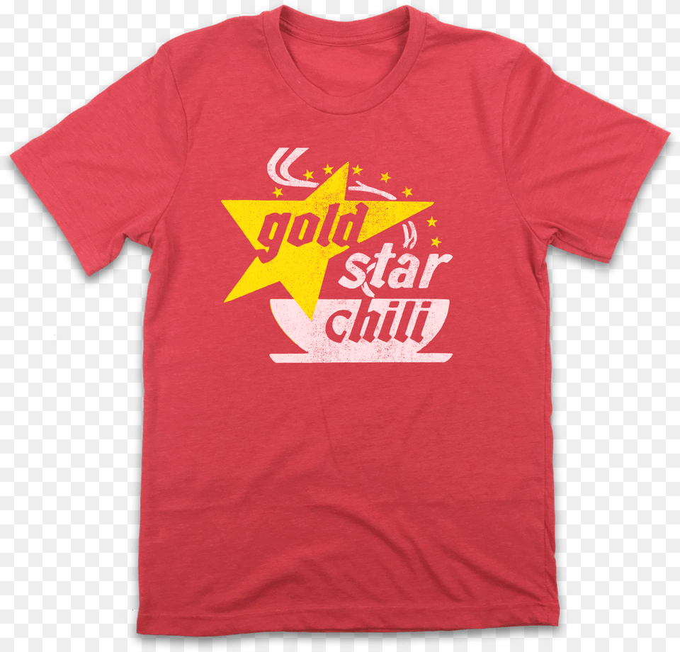 Gold Star Chili Retro Logo T Shirtclass Lazyload T Shirt, Clothing, T-shirt Free Png Download