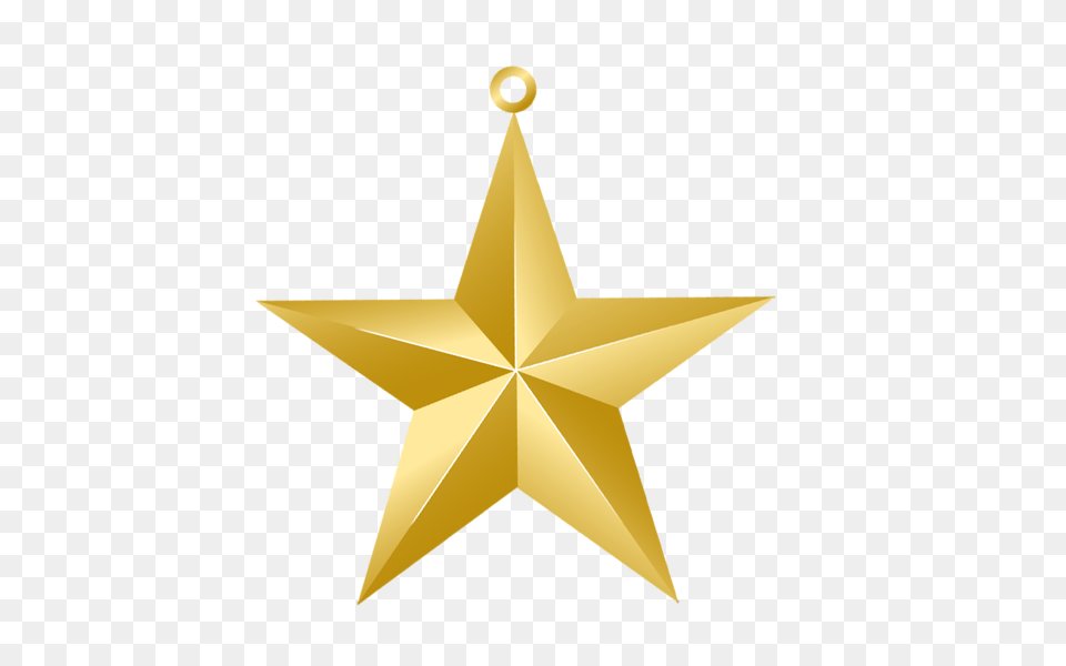 Gold Star Christmas Ornament, Star Symbol, Symbol Png Image