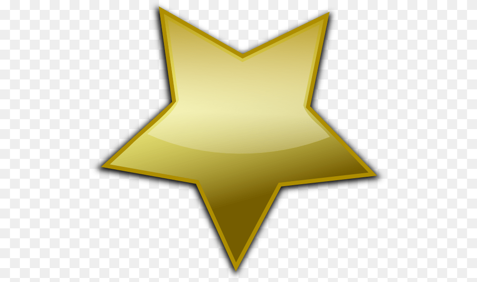 Gold Star Clip Art, Star Symbol, Symbol, Blackboard Png Image