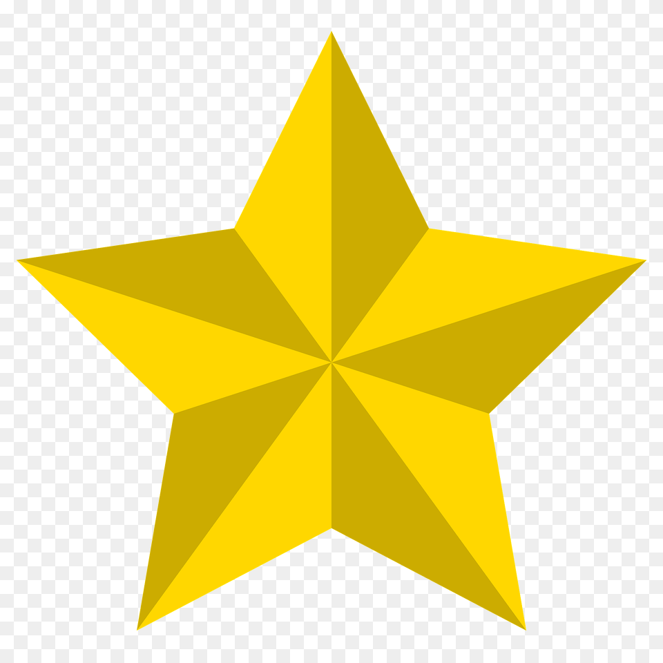 Gold Star Clipart, Star Symbol, Symbol, Rocket, Weapon Free Png Download