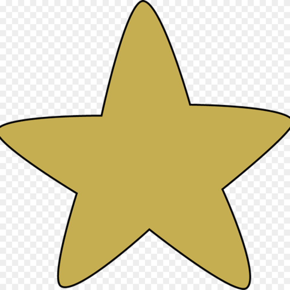 Gold Star Clipart, Star Symbol, Symbol, Rocket, Weapon Png Image