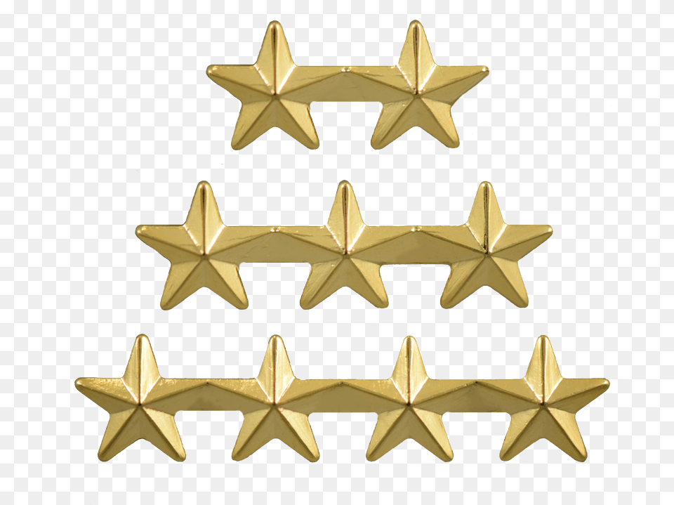 Gold Star Gold Double Star, Symbol, Star Symbol, Mace Club, Weapon Free Transparent Png