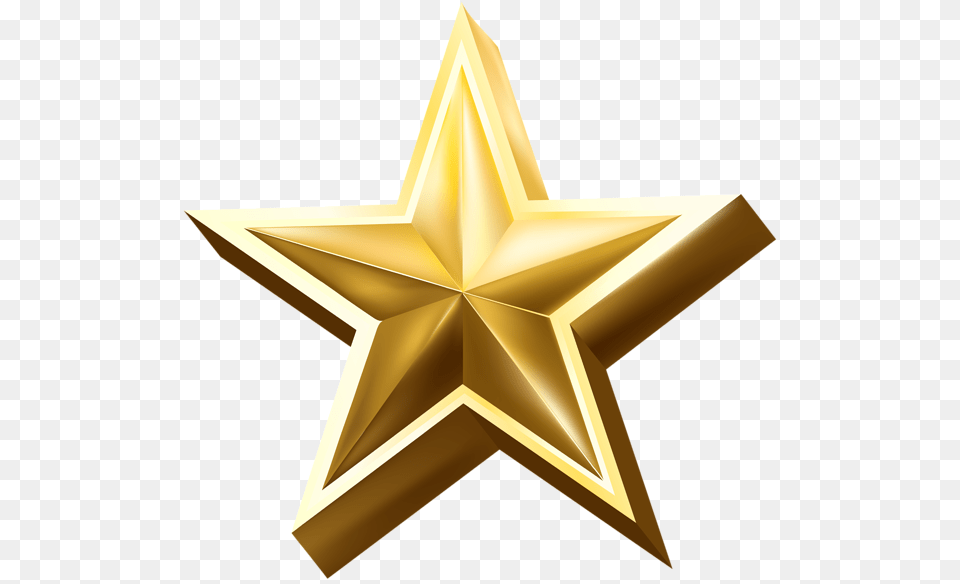 Gold Star Image Background Of Golden Star, Star Symbol, Symbol, Cross Png