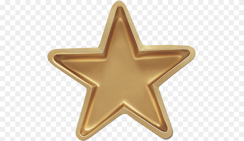 Gold Star Plastic Tray Etoil Bleu, Star Symbol, Symbol Png