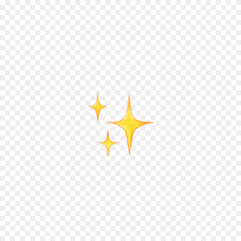 Gold Star Sticker Sparkle Emoji Apple, Symbol, Star Symbol, Logo Free Transparent Png
