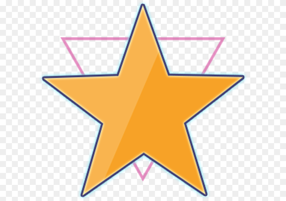 Gold Star Sticker Transparent Gold Star Sticker, Star Symbol, Symbol Free Png