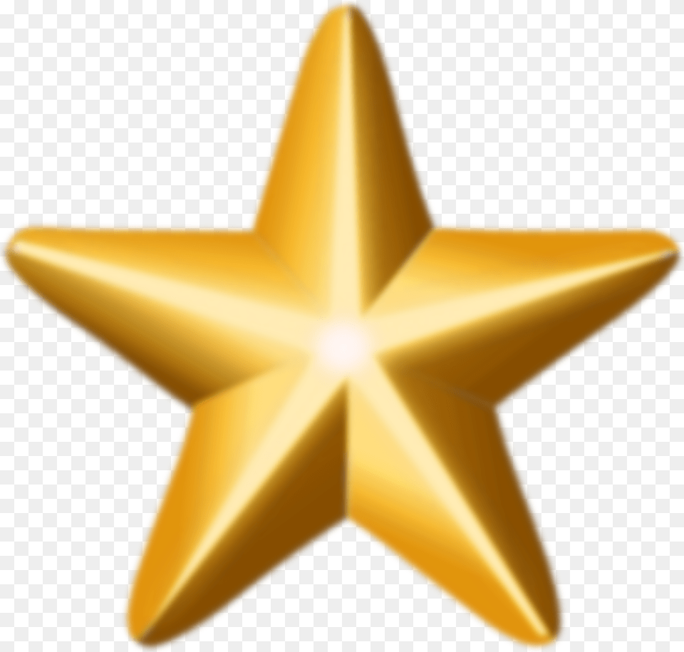 Gold Star Transparent Clipart Stars, Star Symbol, Symbol, Rocket, Weapon Png Image