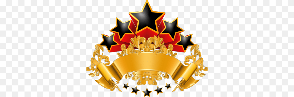 Gold Stars Gold Vector, Accessories, Jewelry, Crown, Birthday Cake Free Transparent Png