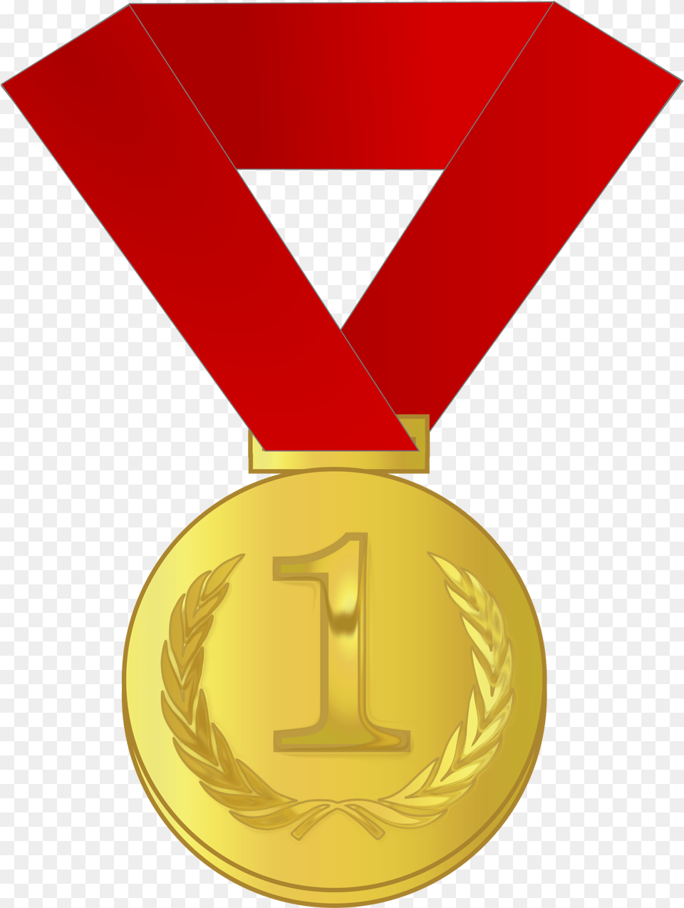 Gold Station Gold Medal, Gold Medal, Trophy Png Image