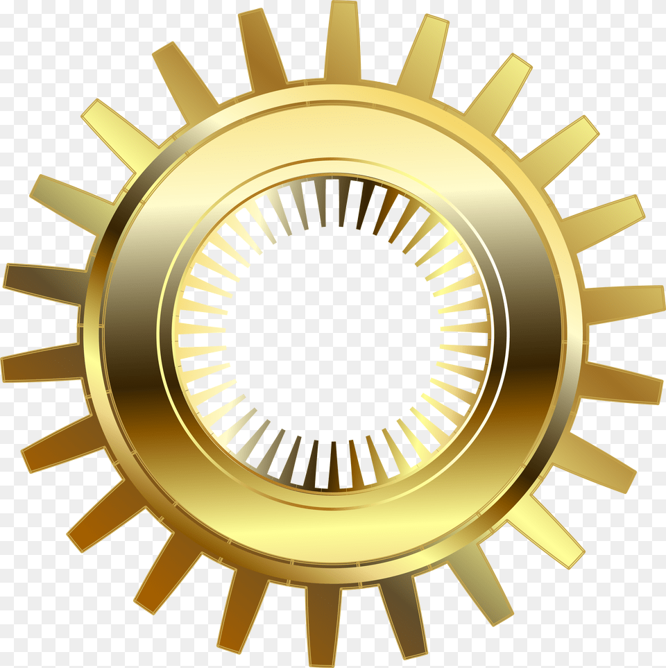 Gold Steampunk Gear Clip Art Gears, Machine, Wheel, People, Person Free Transparent Png