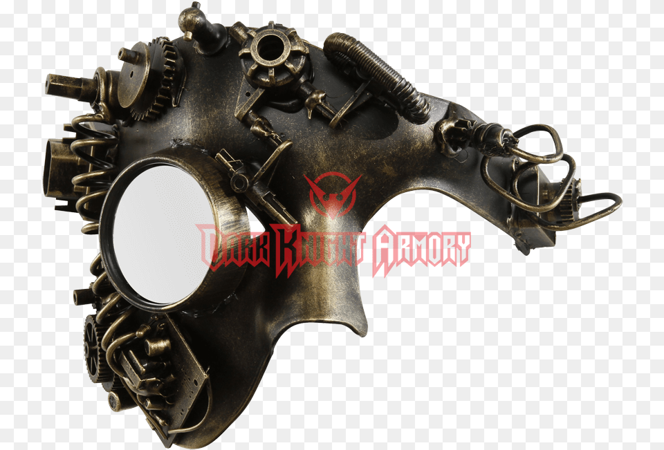 Gold Steampunk Monocle Phantom Mask Steampunk Monocle, Bronze, Machine, Screw, Clothing Png