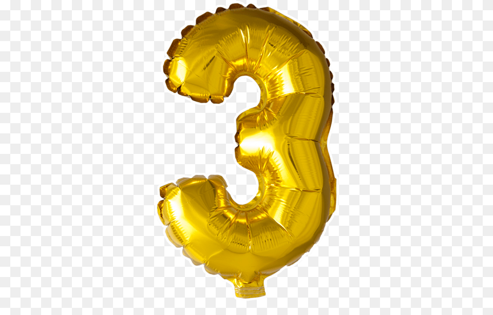 Gold Streamers Transparent 3 Gold Balloon, Number, Symbol, Text, Clothing Png