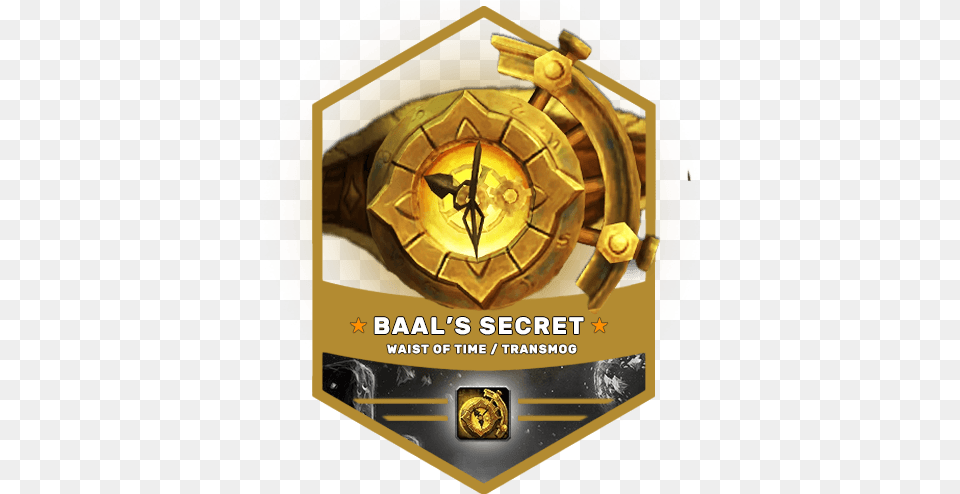 Gold Streamers Wow Bfa Waist Of Time Solid, Logo Free Transparent Png
