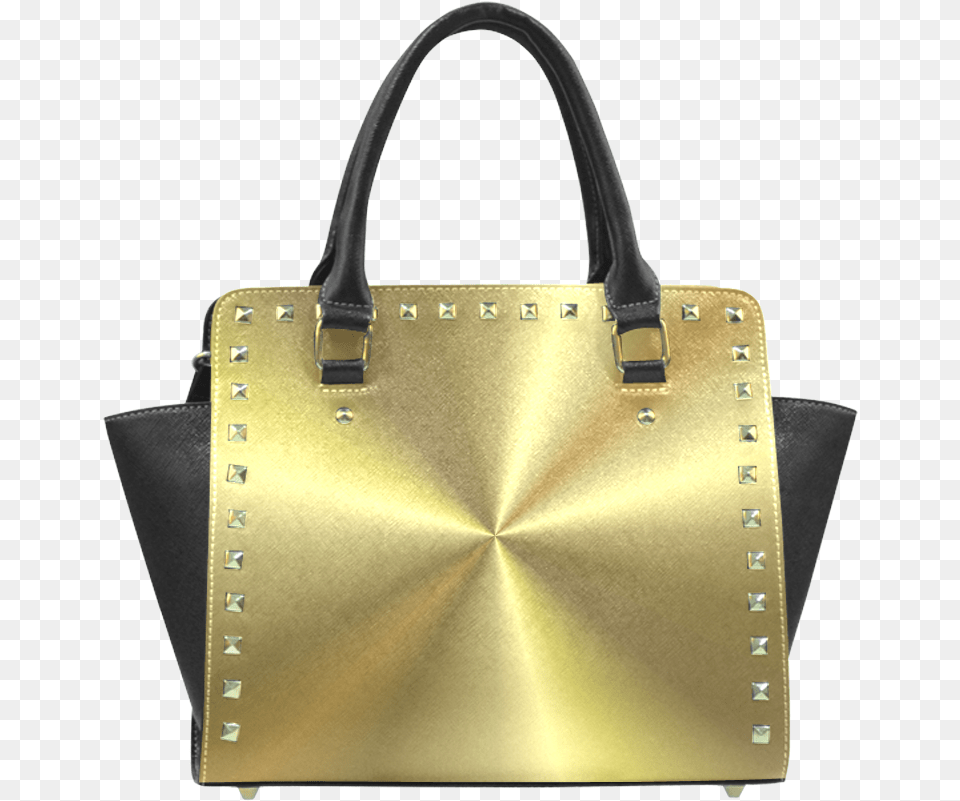 Gold Sun Rays Rivet Shoulder Handbag Handbag, Accessories, Bag, Tote Bag, Purse Free Transparent Png