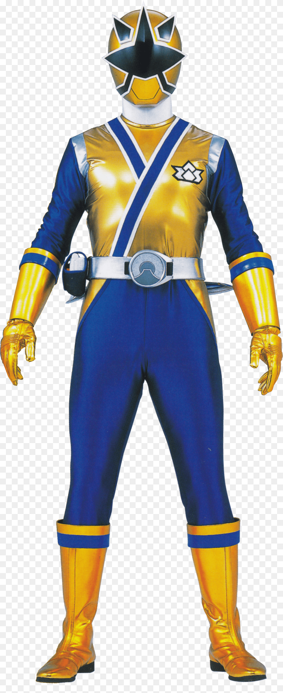 Gold Super Samurai Ranger, Clothing, Costume, Person, Adult Free Transparent Png