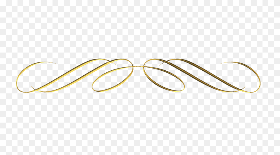 Gold Swirl Designs Clip Art, Handwriting, Text, Bow, Weapon Png