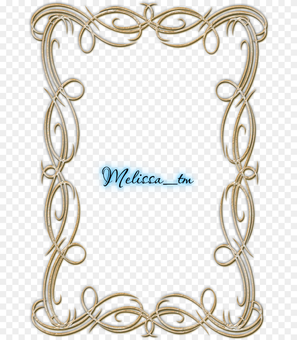 Gold Swirls Frame Swirl, Home Decor, Text Free Png Download
