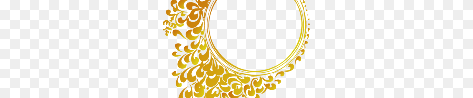 Gold Swirls Image, Oval, Pattern, Face, Head Free Png Download