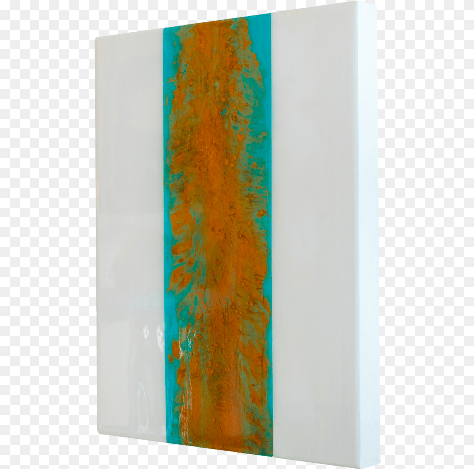 Gold Teal Resin Painting, Art, Canvas, Modern Art Free Png