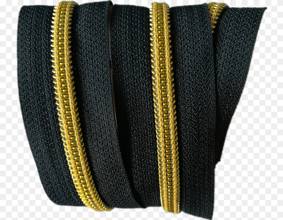 Gold Teeth Black Tape Long Chain Bracelet, Accessories, Jewelry, Necklace, Zipper Png