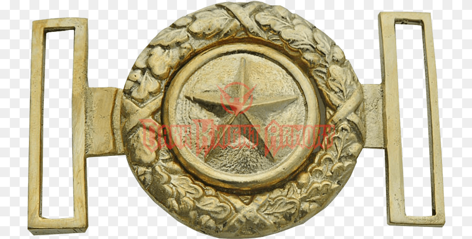 Gold Texas Star And Wreath Belt Buckle, Accessories, Adult, Bride, Female Png