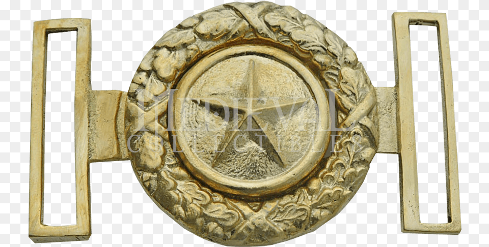 Gold Texas Star And Wreath Belt Buckle Szco Supplies Texas Star Csa Belt Buckle, Accessories Free Png