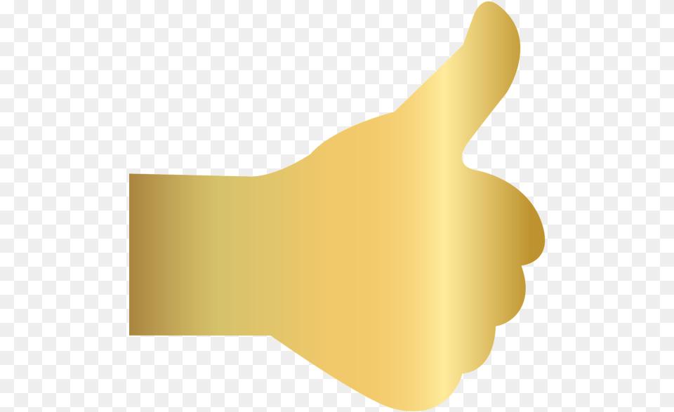 Gold Thumbs Up Transparent, Body Part, Finger, Hand, Person Png