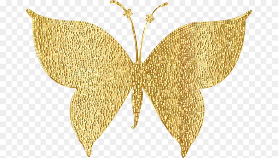 Gold Tiled Butterfly Transparent Background Gold Butterfly, Accessories, Formal Wear, Tie, Chandelier Free Png