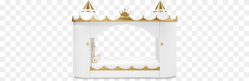 Gold Toy Box Decorative, Furniture, Fireplace, Indoors, Bed Free Png Download