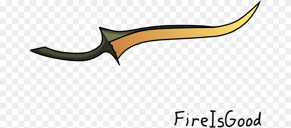 Gold Tracer, Blade, Dagger, Knife, Sword Png Image