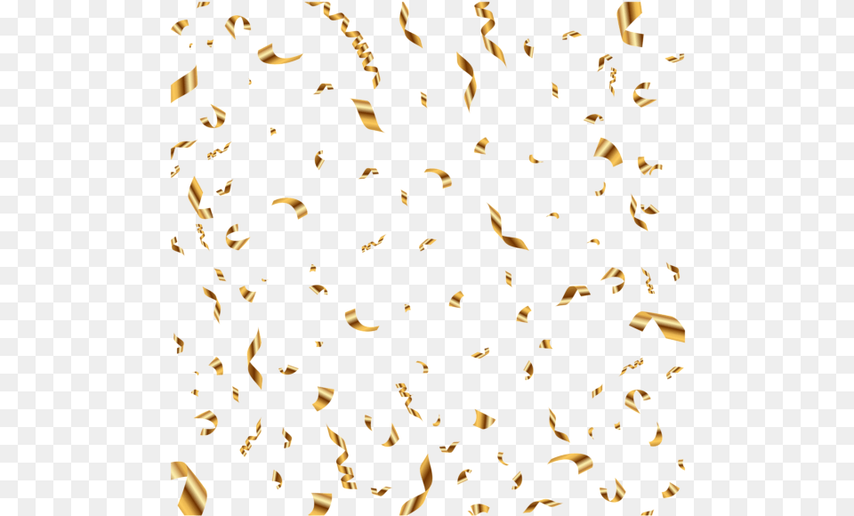 Gold Background Confetti, Paper, Texture Free Transparent Png