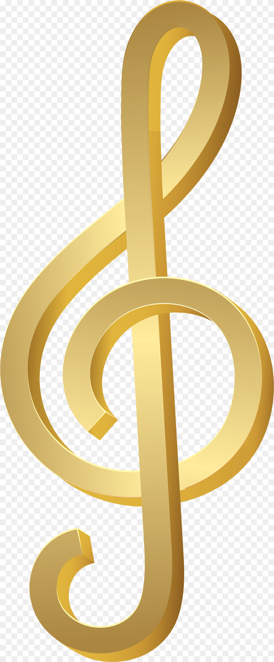 Gold Treble Clef, Alphabet, Ampersand, Symbol, Text Png Image