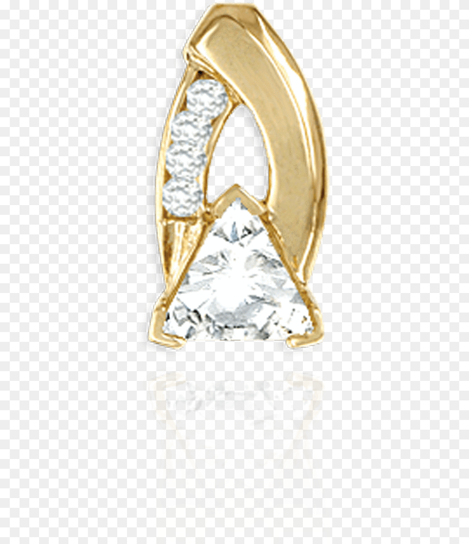 Gold Triangle Pendants Engagement Ring, Aluminium, Accessories, Diamond, Gemstone Free Transparent Png